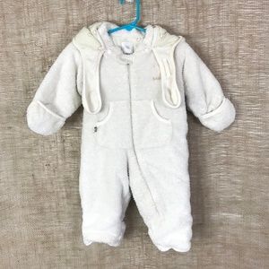 Dear Baby Korean Fluffy Sheep Sleeper One-Piece 9M